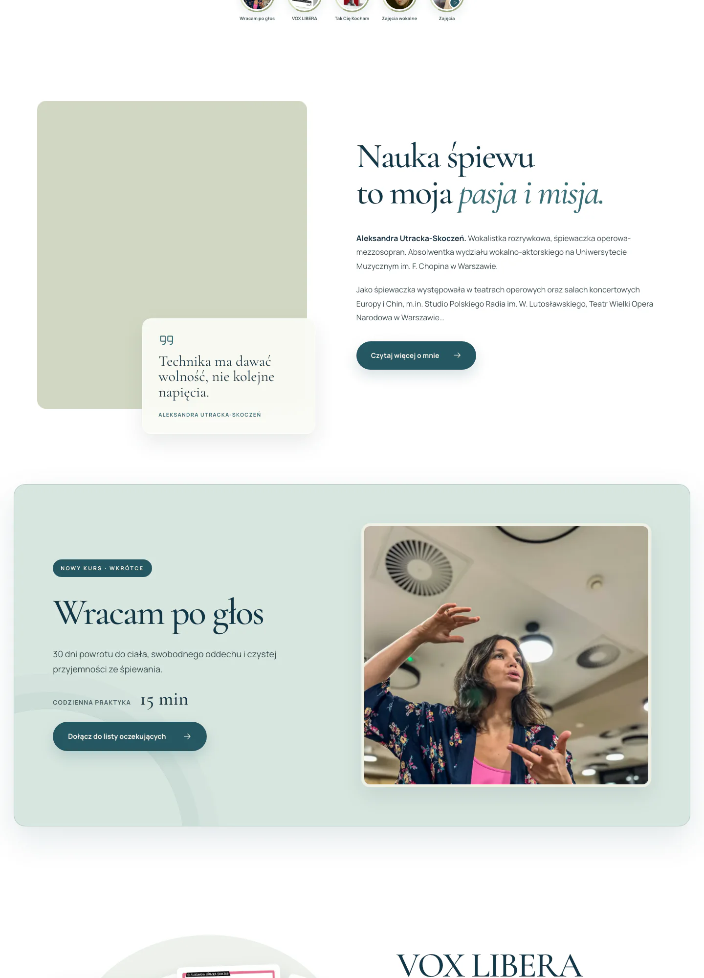 Warstwa wizualna projektu Utracka-Skoczeń